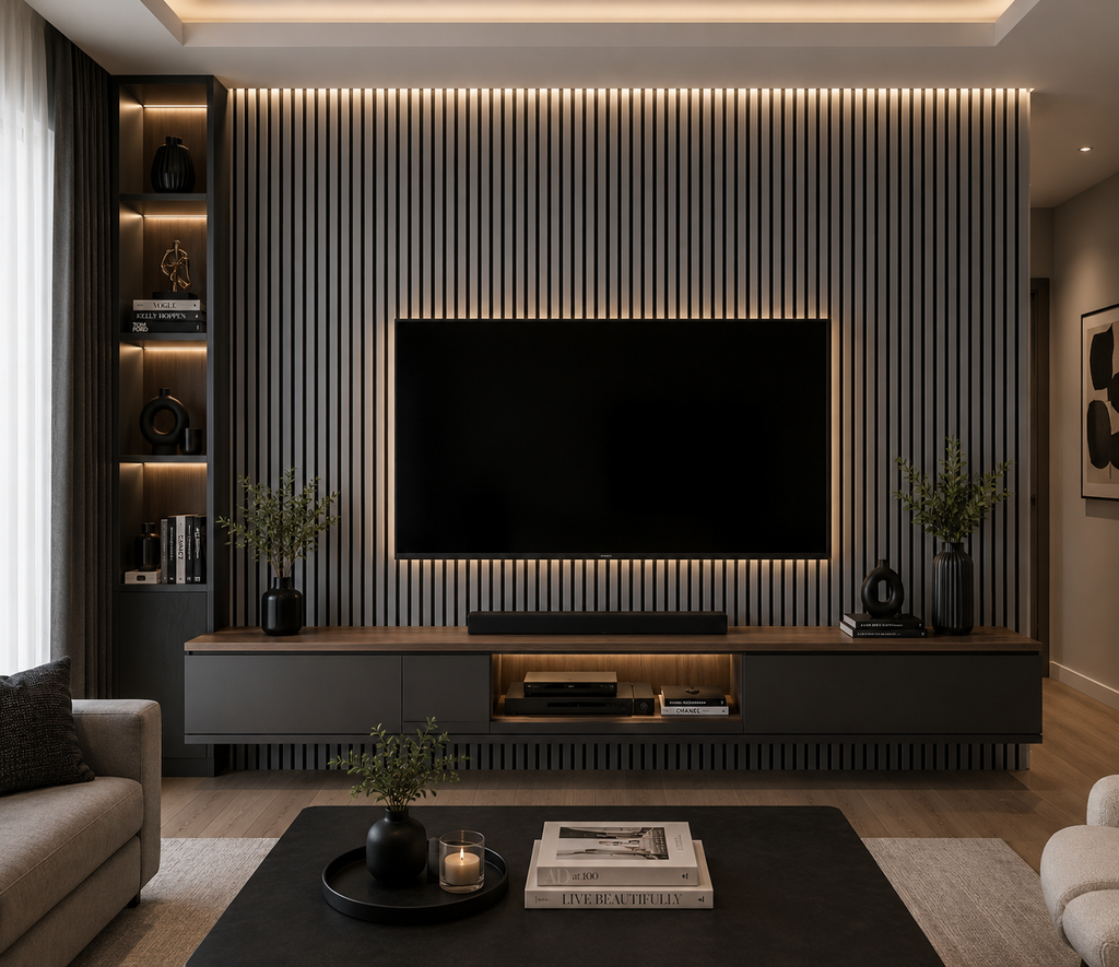 American Luxury Oak Acoustic Slat Wood Wall Panels