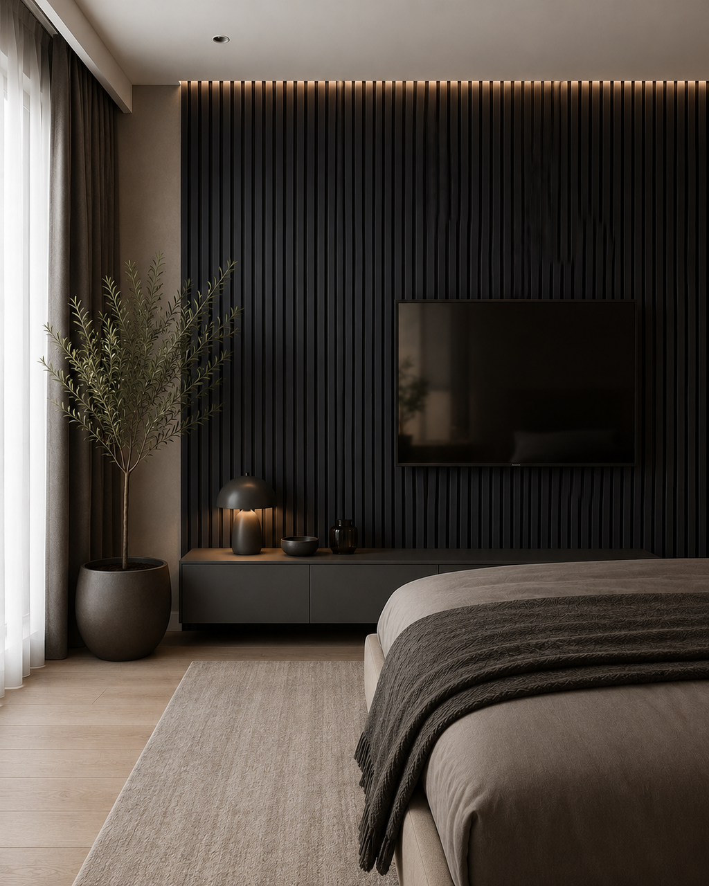American Luxury Venge Acoustic Slat Wood Wall Panels