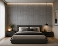 Modern Slat Acoustic Wall Panel 4-Pack Grey (1.44 m2 - 15.5 sq ft) 4-Pack