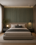 American Luxury Beige Acoustic Slat Wood Wall Panels
