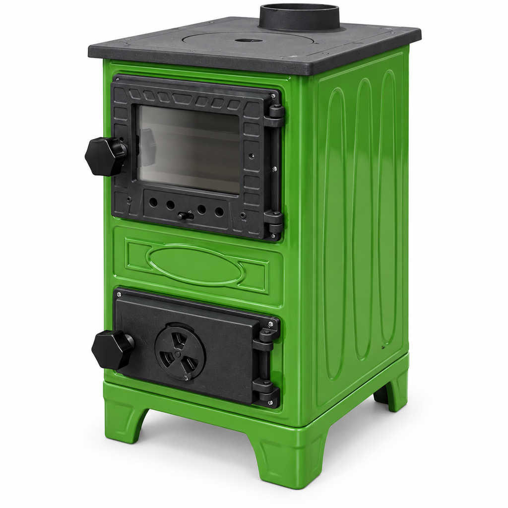 Portable Green Burning Stove – Compact Cabin & Camping Cook Stove