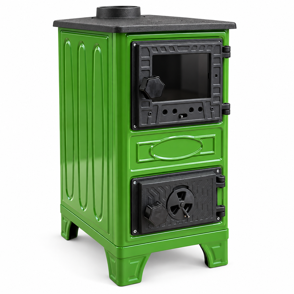 Portable Green Burning Stove – Compact Cabin & Camping Cook Stove