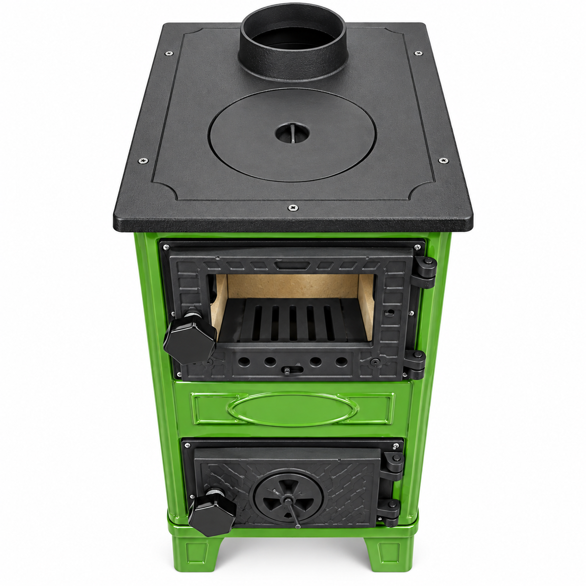 Portable Green Burning Stove – Compact Cabin & Camping Cook Stove