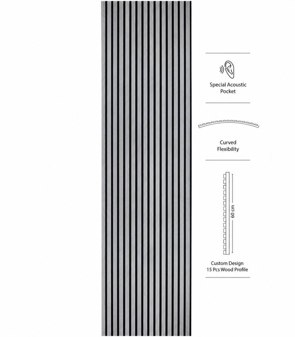 American Luxury Oak Acoustic Slat Wood Wall Panels