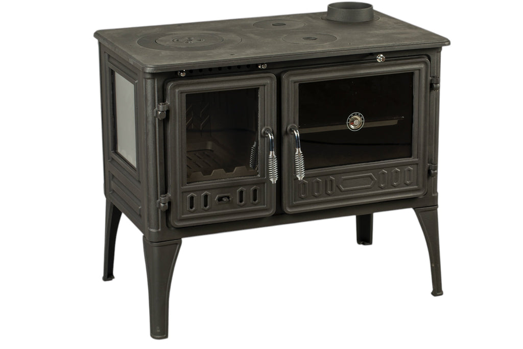 Cast Iron Vintage Stove Black