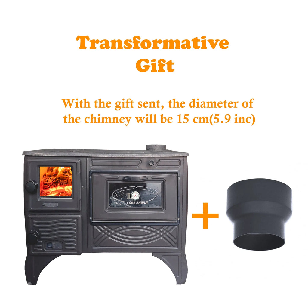 Black Cast Iron Stove - CastingFire