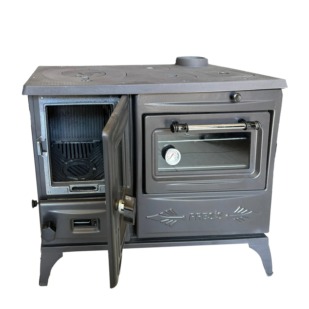 Black Cast Iron Stove Farmhouse Kitchen Home Stove With Oven Transformative Gift - CastingFire