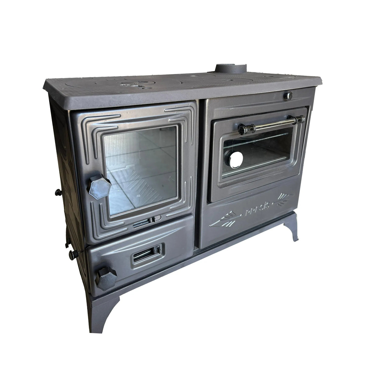 Black Cast Iron Stove Farmhouse Kitchen Home Stove With Oven Transformative Gift - CastingFire