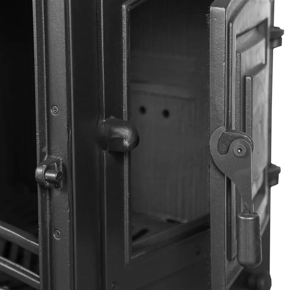 Burning Fireplace Wood Stove Cooker Stove - CastingFire