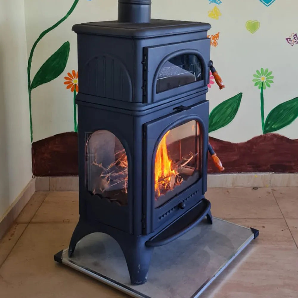 Cast Iron Stove for Outdoor Baking Essential Mini Stove for Campfires - CastingFire