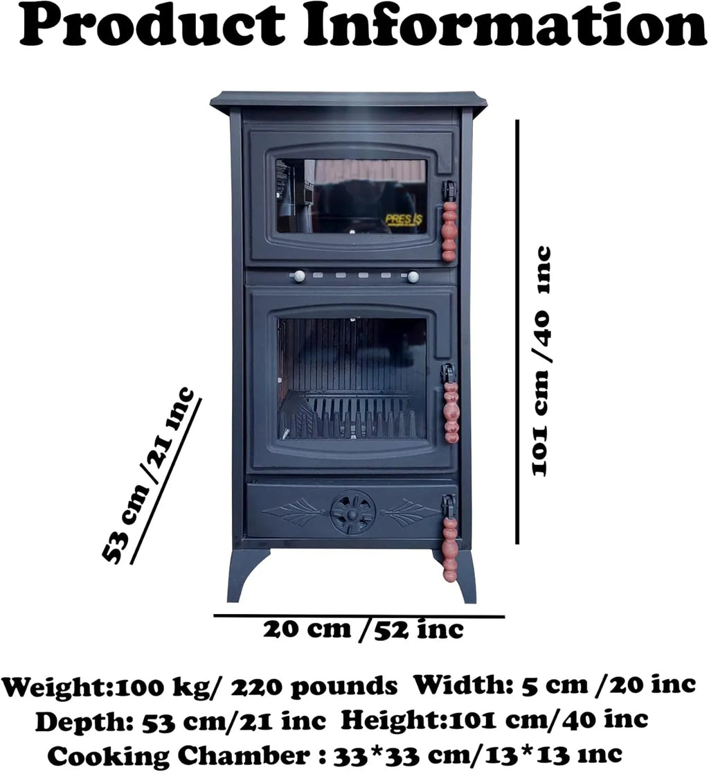 Cast Iron Wood Stove Pipe Set - TheCastingFire