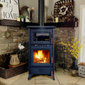 Colorful Cast Iron Wood Stove Pipe Set 3 Straight Pipes + 1 Elbow Pipe - TheCastingFire