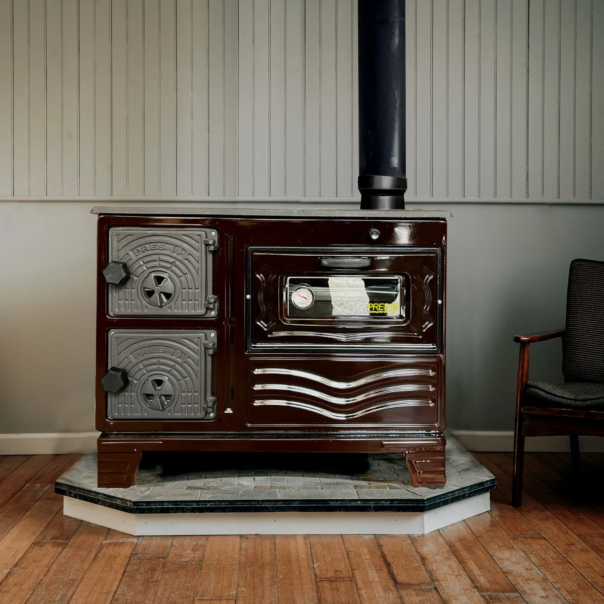 Durable Cast Baking Oven Cooker Oven by Burning Wood - CastingFire